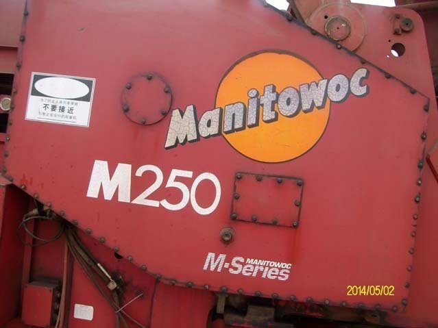 Nom du produit : Grue sur chenilles d'occasion M250 Monitowoc 250T, 300T